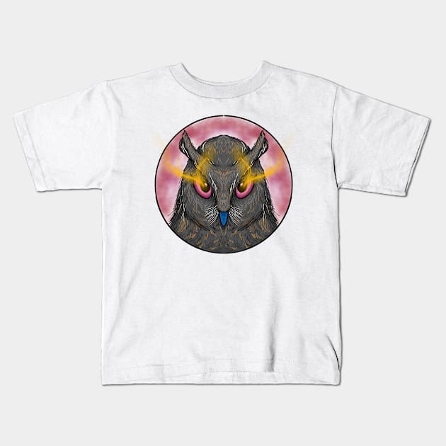 Owl Kids T-Shirt by Astrajingga